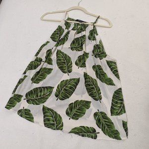 NWOT Stitchfix Alice Blue Havana Halter Blouse XL